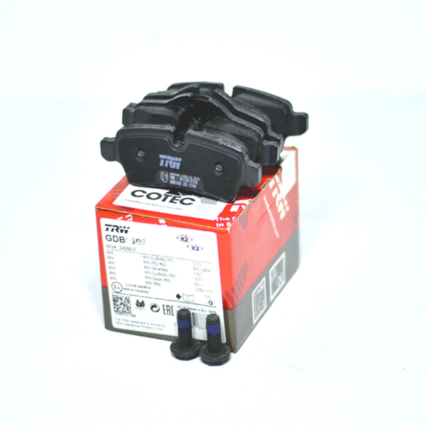 미니 쿠퍼 JCW GP R56 06-13년 TRW 뒤쪽 브레이크패드 D36C