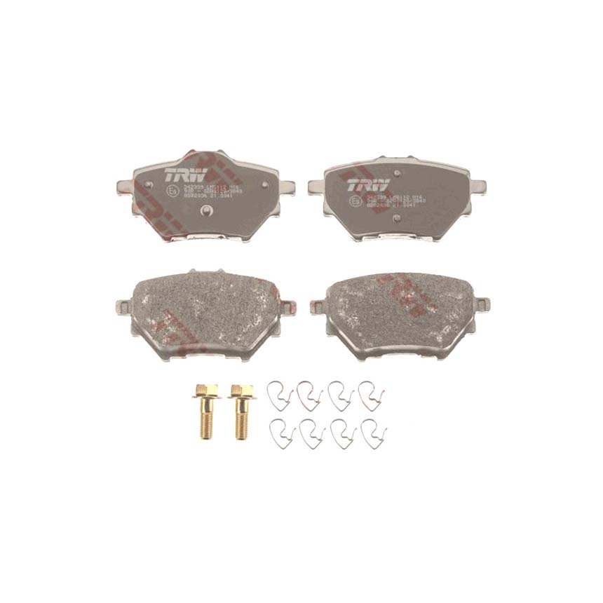 시트로엥 그랜드 C4 피카소 1.2 THP 13-현재 TRW 뒤쪽 브레이크패드 44H4
