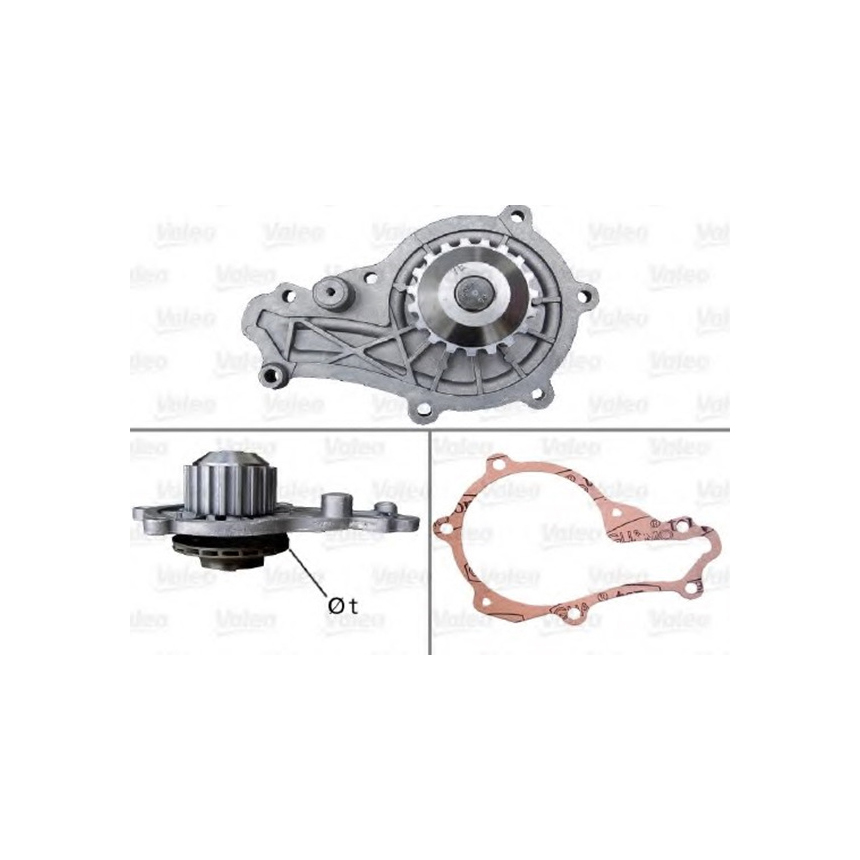 푸조 5008 1.6 HDi 10-17년 VALEO 워터펌프 0ECS