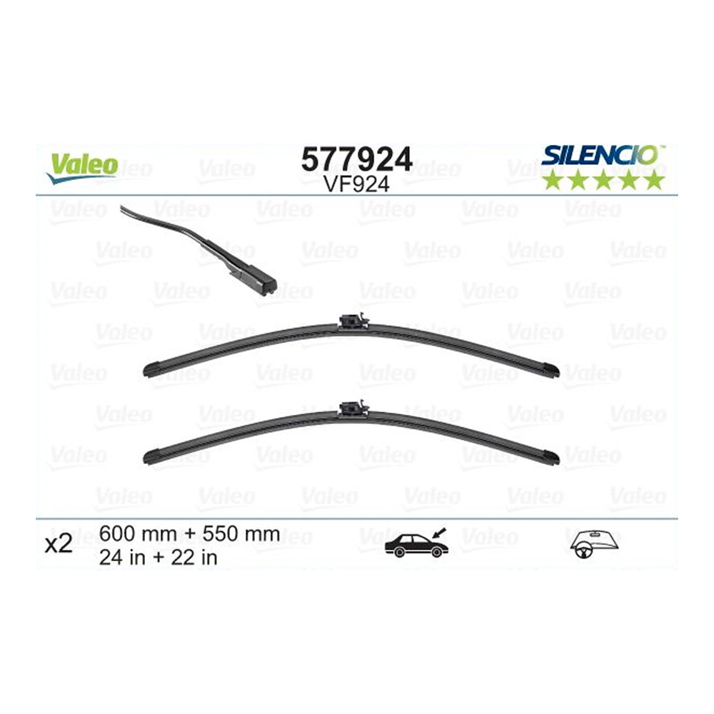 볼보 S60 T 00-10년 VALEO 와이퍼 18CA