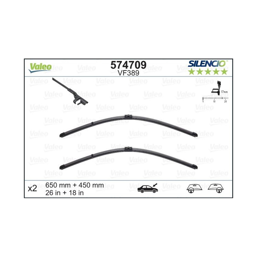 BMW 750d F01 12-15년 VALEO 와이퍼 1CA5