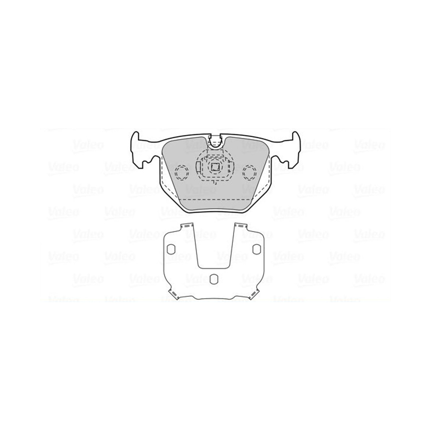 BMW Z8 4.9 E52 00-03년 VALEO 뒤쪽 브레이크패드 1G8M