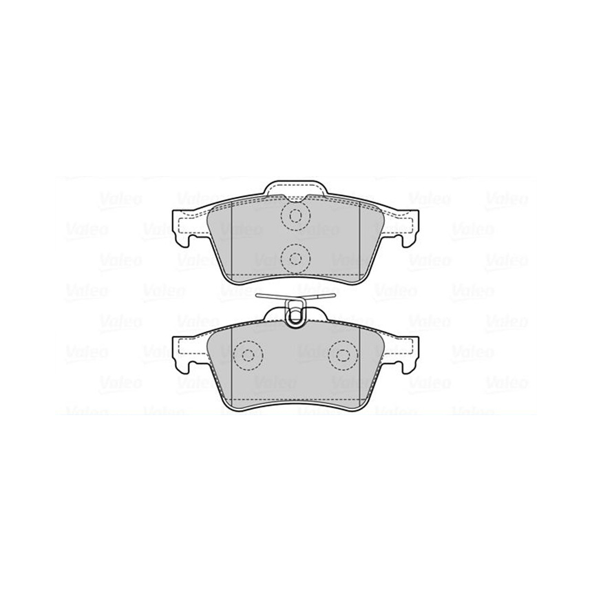 재규어 XK 5.0 XKR 06-14년 VALEO 뒤쪽 브레이크패드 100V