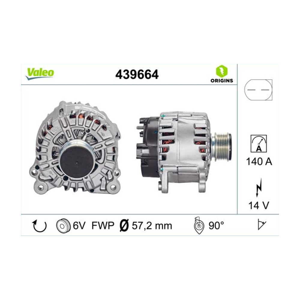 폭스바겐 멀티밴 3.2 VR6 7HM 04-15년 VALEO 발전기 TS1G
