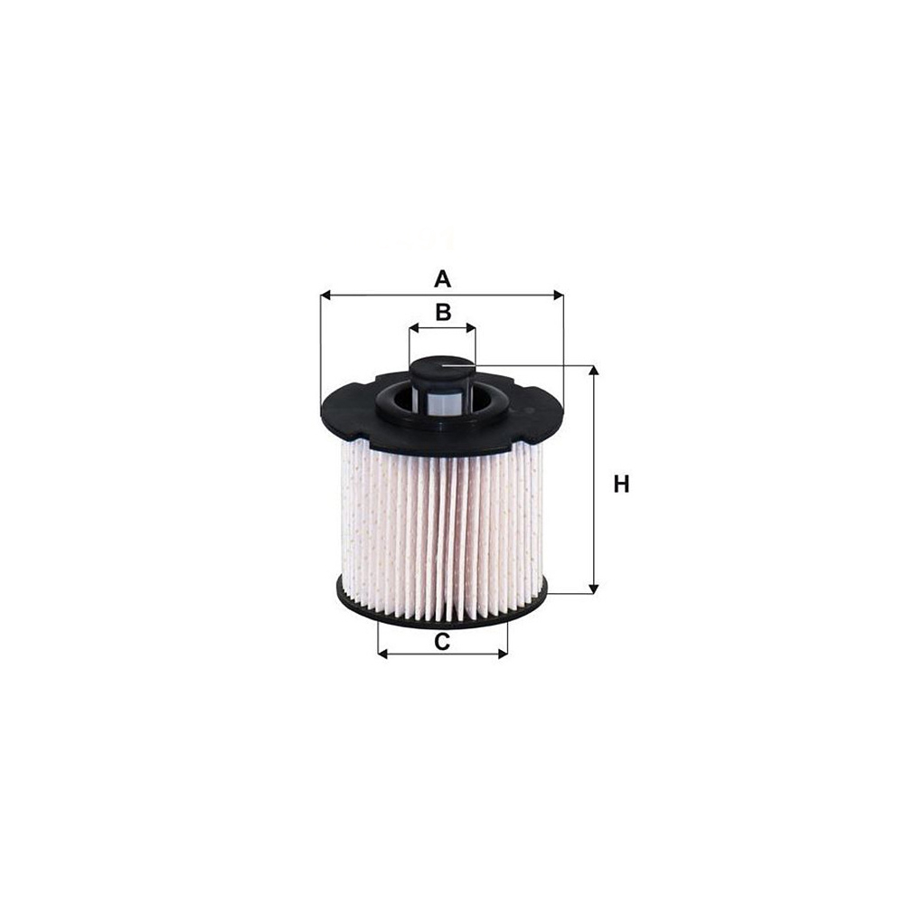 푸조 5008 1.6 BlueHDi 16-현재 WIX 연료필터 VW1G