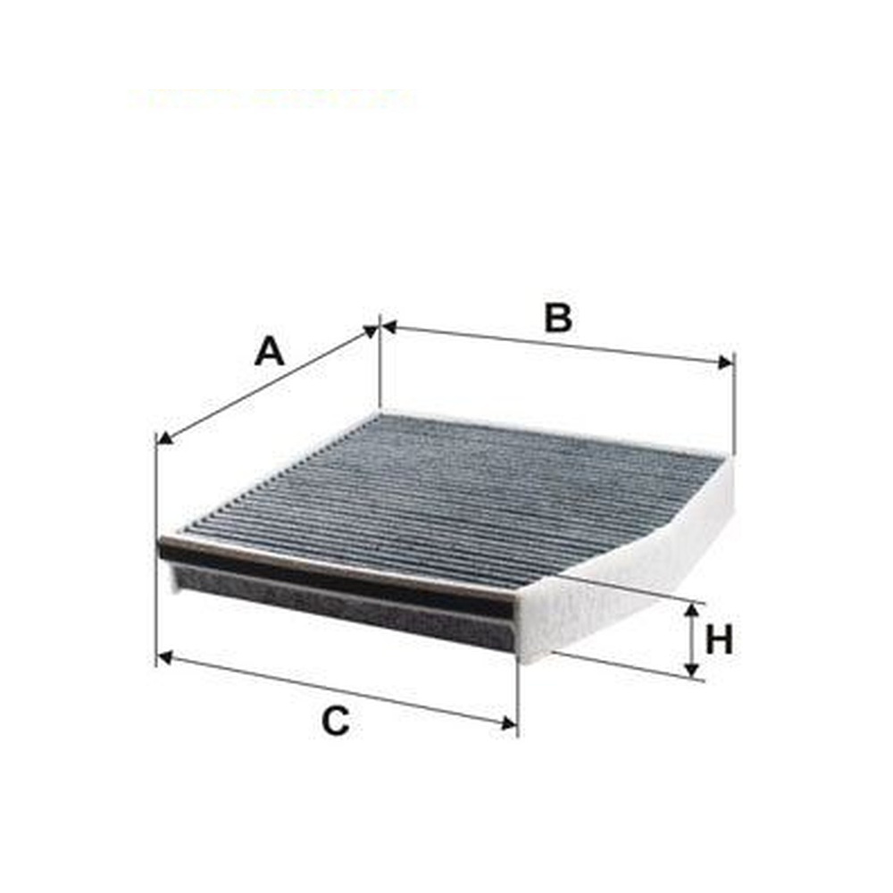 벤츠 B160d W246 13-18년 WIX 활성탄 에어컨필터 E2VM